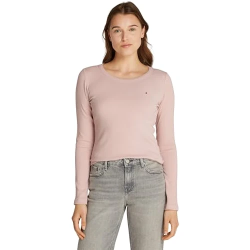 Offre limitée : Tommy Hilfiger Femme Slim 5x2 Rib O-NK Ls Ww0ww38869 Autres t-Shirts de 48.95 EUR à 48.95 EUR (remise 0%)