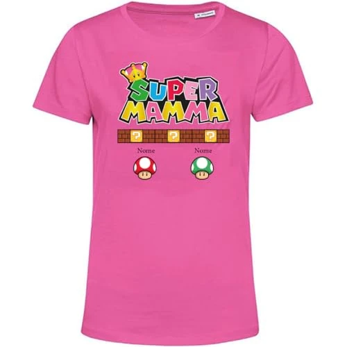 Oferta limitada: Teetaly - Camiseta personalizada para el día de la madre con nombre de los hijos, M de 9.49 € a 9.49 € (ahorro 0.00%)