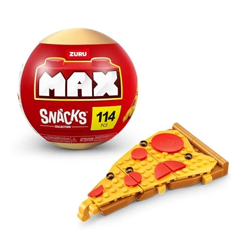 Limited-time offer: MAX Premium Snacks Building Bricks Collection (Pizza) by ZURU. Building Bricks for Teens, Adults and Collectors. Build, Collect and Display Your Collection of Delicious Snacks! from $9.99 to $9.99 (save 0.00%)