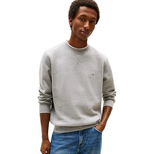Offre limitée : Tommy Hilfiger Sweat Homme Essential Fleece Crew Neck Regular Fit de 70.26 EUR à 53.40 EUR (remise 24%)
