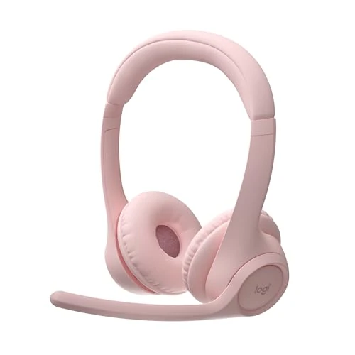 Oferta limitada: Logitech Zone 300, auriculares con micrófono Bluetooth inalámbricos con cancelación de ruido, Windows, Mac, Chrome, Linux, iOS, iPadOS, Android, Funcionan con Teams, Google Meet, Zoom - Rosado de 84.99 EUR a 49.99 EUR (ahorro 41%)