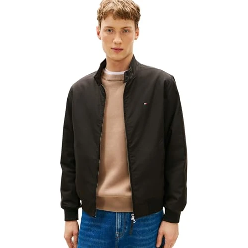 Tommy Hilfiger Kurtka męska Harrington MW0MW37647 Inne kurtki, czarny, XXL, czarny (czarny), XXL