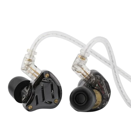 Oferta ograniczona: Linsoul KZ ZS10 PRO 2 w uszach monitor IEM, 1DD+4BA hybrydowe przewodowe słuchawki douszne, z 4-poziomowym przełącznikiem strojenia, 3-drożnymi słuchawkami dousznymi do (Czarny, bez mikrofonu) z 265.99 EUR na 265.99 EUR (znizka 0%)