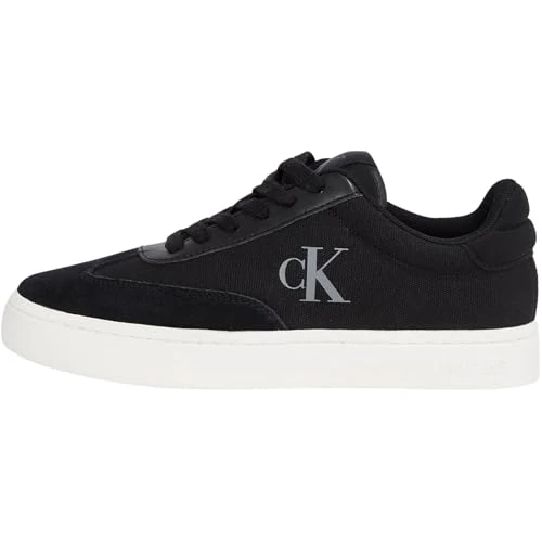 Calvin Klein Dames Classic Cupsole Low Mix Mg Wn Yw0yw01636 Sneakers, Zwart, 39 EU