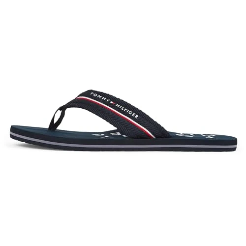 Tijdelijke aanbieding: Tommy Hilfiger heren Tommy Hilfiger Web Beach Sandaal Fm0fm05340Slippers van 39.99 EUR naar 39.99 EUR (korting 0%)