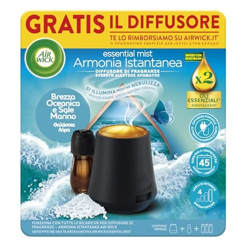 Offerta a tempo: Airwick Armonia Istantanea Profumatore per Ambienti, Confezione con 1 Diffusore di — 20% da 9,99 € a 7,99 €