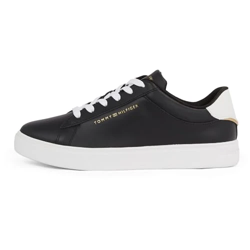 Oferta limitada: Tommy Hilfiger Runner Sneaker Mujer Essential Low Top, Negro (Black), 39 de 99.90 EUR a 59.00 EUR (ahorro 41%)
