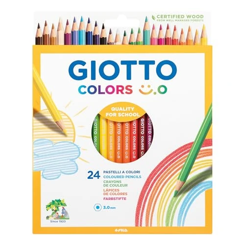 期間限定オファー: Giotto Colours スマイルカラークレヨン – 24ピース 通常価格 7.80 JPY セール価格 7.00 JPY (割引 10%)