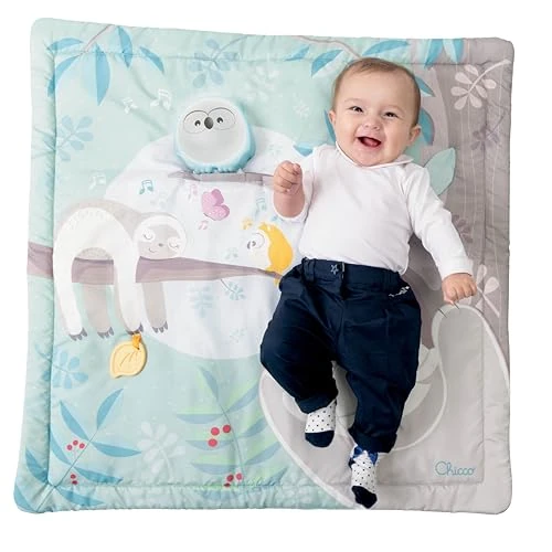 Offre limitee: Chicco Tapis Relax&Play, évolutif, en Tissu Doux, mélodies relaxantes, lumières Douces, Sons naturels, Lavable en Machine, Jeux pour bébés dès la Naissance. de 34.90 EUR a 21.87 EUR (economie 37%)