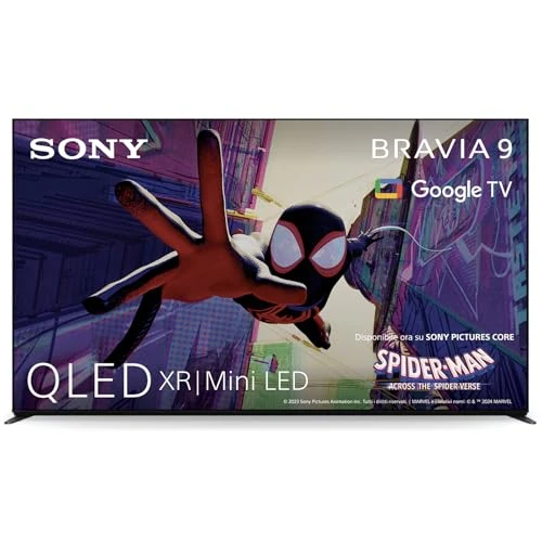 Sony BRAVIA 9 QLED (XR l Mini LED) 85 Inch 4K HDR Google Smart TV (2024) | Gaming Features, IMAX Enhanced, Dolby Vision Atmos, Chromecast, AirPlay, 120Hz K75R90