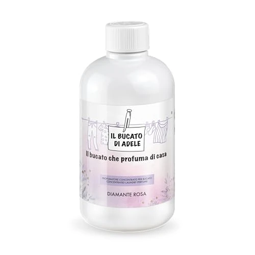 Offerta a tempo: IL BUCATO DI ADELE il bucato che profuma di casa | Profumatore Bucato Lavatrice, Fragranza Diamante Rosa, 500 ml - 20% da 24.90 € a 19.90 €