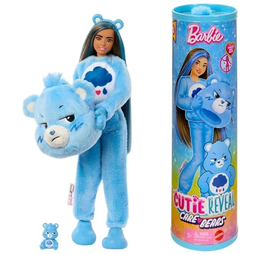 Oferta limitowana: Barbie Cutie Reveal Lalka i akcesoria Seria Troskliwe Misie Zestaw z lalką w kostiumie Gderka i z 10 niespodziankami, w tym zmianą koloru i minimisiem, JCN96 z 76.24 zł na 76.24 zł (oszczędź 0.00%)
