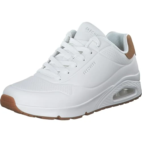 Skechers Sneaker Uomo Uno Suited on Air, Bianco, 40 EU