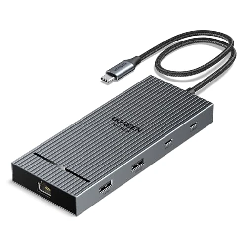 Offerta a tempo: UGREEN Revodok Pro 2102 10Gbps Docking Station USB C Doppio HDMI 4K 60Hz Hub Adattatore Type C Ethernet Gigabit PD 100W Lettore Schede SD Compatibile con MacBook Pro Air M3 M2 M1 - 35% da 69.99 € a 45.49 €