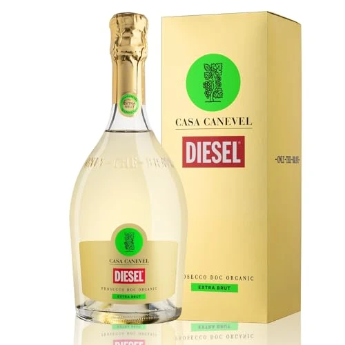 Offerta a tempo: Casa Canevel x DIESEL - Extra Brut Prosecco DOC Bio - 750ml — 50% da 19,90 € a 9,99 €