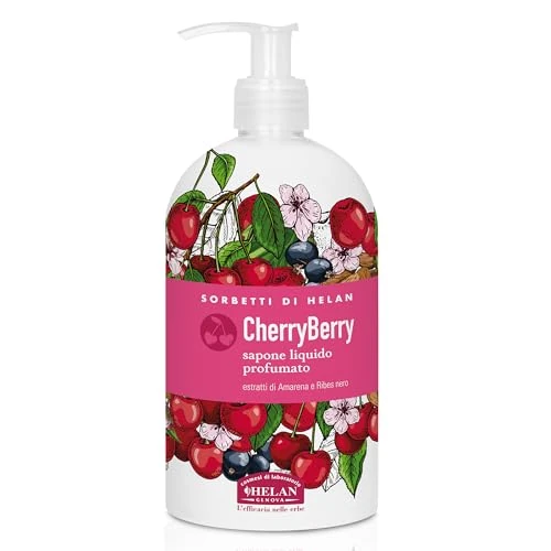 Zeitlich begrenztes Angebot: Helan I Sorbetti CherryBerry – Revitalisierung, Scented Body Cream mit Antioxidanten Vitamin C & E, Blackcurrant, Black Cherry – Gentle Moisturiser & Body Milk mit Sweet Almond Oil – Made in Italy, von 12.00 € auf 11.25 € (6% 