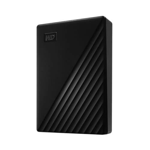 WD 6To My Passport Disque Dur Externe Portable, Parfait pour sauvegarde et stockage, Sauvegarde et protection par mot de passe, compatibilité avec PC, Xbox et PS4,