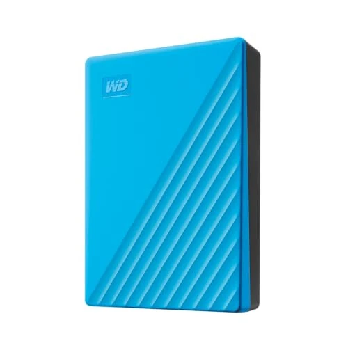 WD 6To My Passport Disque Dur Externe Portable, Parfait pour sauvegarde et stockage, Sauvegarde et protection par mot de passe, compatibilité avec PC, Xbox et PS4,