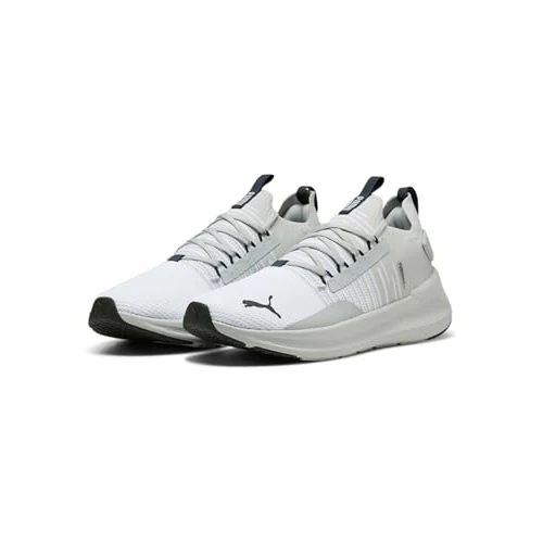 Oferta limitada: Puma - SOFTRIDE Symmetry FUZION, Zapatillas para Correr de Carretera Unisexo, Puma White-Cool Light Gray-Puma Navy, de 64.95 € a 49.06 € (ahorro 24%)