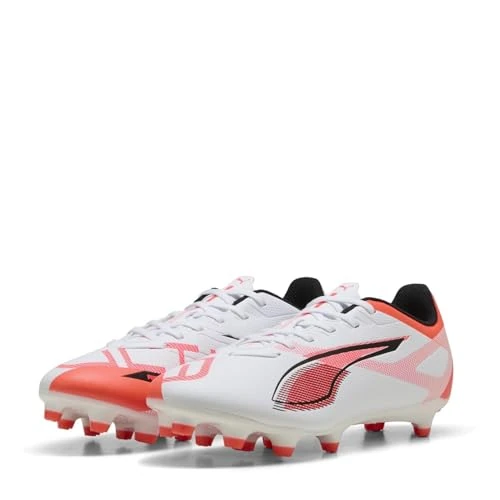 Zeitlich begrenztes Angebot: Puma Ultra 5 Play FG/AG WN's, Weiblich Fussballschuh, Puma White-Puma Black-Glowing RED, von 23.86 € auf 23.86 € (0.00% Rabatt)