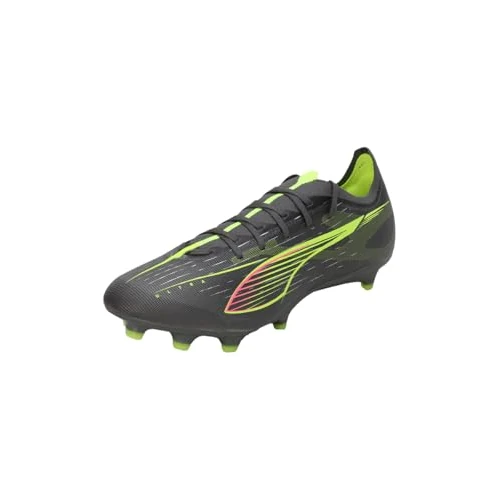 Offre limitee: PUMA Ultra 5 Match FG/AG, Chaussure de Football Unisexe, Matte Aged Silver-Yellow Alert-PUMA Aged Silver, de 84.95 EUR a 25.50 EUR (economie 70%)