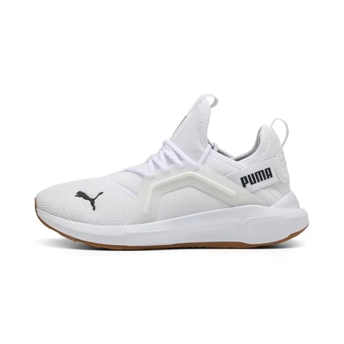 Puma SOFTRIDE Enzo 5, Chaussure de Course sur Route Unisexe, Puma White-Puma Black,