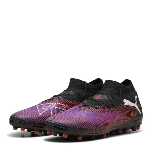 Offerta a tempo: Puma Future 8 PRO MG - Scarpe da Calcio Unisex, Puma Black-Puma White-Glowing Red, - 52% da 139.95 € a 67.65 €