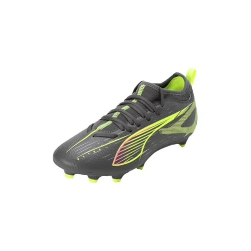 Oferta limitada: Puma - Ultra 5 Match FG/AG JR, Zapatillas de fútbol Unisexo, Matte Aged Silver-Yellow Alert-Puma Aged Silver, de 64.95 EUR a 35.95 EUR (ahorro 45%)