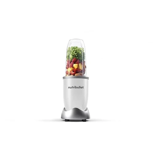 Offerta a tempo: nutribullet Pro 900, Frullatore Elettrico, Tritatutto, Frullatore Smoothie, Frullatore Tritatutto Multifunzione, Potenza 900W, Bicchiere da 700ml, Bianco, NB904W - 0.00% da 69.90 € a 69.90 €