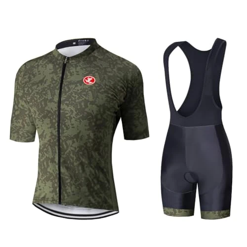 Tijdelijke aanbieding: UGLY FROG Heren Radtrikot Set Kurzarm Trikot und Radhose Atmungsaktiv und Schnell Trockend Rennrad van 43.99 EUR naar 27.07 EUR (korting 38%)