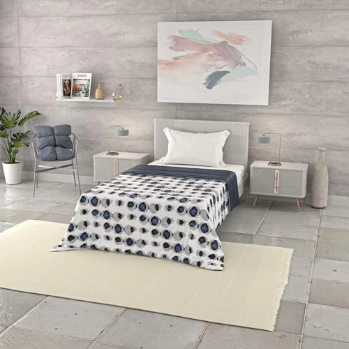 Offerta a tempo: Trapuntino Estivo Linea BASIC Made in Italy Copriletto Stampato in Morbida Microfibra - Trapunta Primavera Estate Mezza Stagione - Optical, Singolo 160x240cm — 39% da 29,90 € a 18,09 €