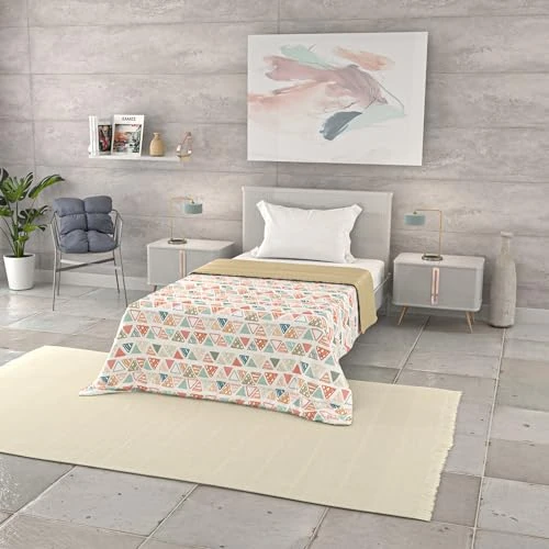 Italian Bed Linen Basic Colcha de Verano Impreso, Microfibra, Different, 160x240cm