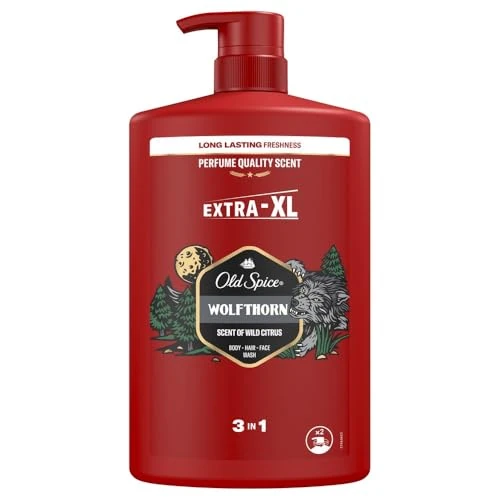 Oferta limitada: Old Spice Wolfthorn Gel de Ducha y Champú 3 en 1 para Hombre, 1L de 11.88 € a 11.88 € (ahorro 0.0%)