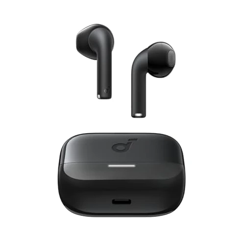 Offerta a tempo: Soundcore K20i di Anker, auricolari wireless semi-in-ear, Bluetooth 5.3, 36 ore di riproduzione, ricarica rapida, suono nitido e chiamate con 2 microfoni ENC, EQ personalizzata, IPX5, controllo app - 10% da 25.99 € a 23.49 €