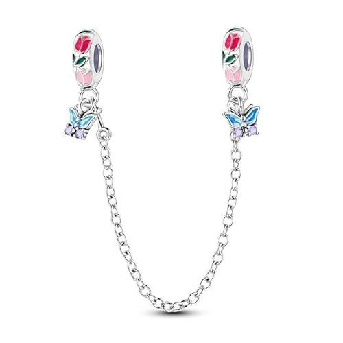 Beperkte aanbieding: LIGHTDOG 925 Zilveren Veiligheidsketting Pandora Bedels Armbanden Leuke Sieraden Gift voor Vrouwen Fashion Bengelen Hanger Kralen van 18.88 EUR naar 18.88 EUR (besparing 0%)