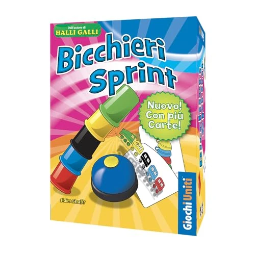 Offerta a tempo: Giochi Uniti - Bicchieri Sprint Seconda Edizione, 2-4 giocatori, 6+Anni, Gioco da tavolo, Edizione italiana, GU797 - 50% da 22.00 € a 11.00 €
