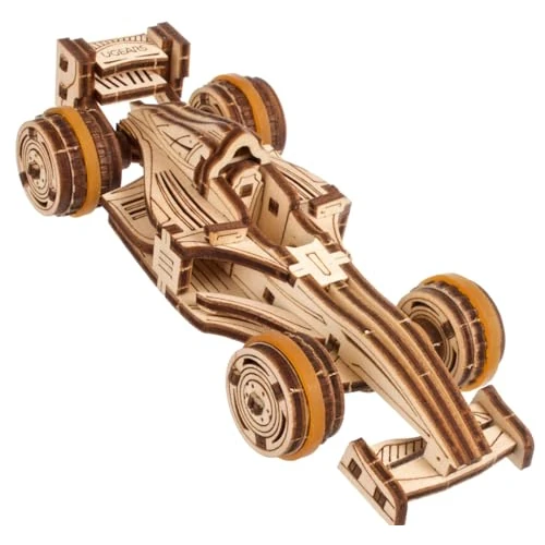 Oferta ograniczona: Compact Racer 3D drewniane puzzle - puzzle 3D dla dorosłych, zestaw modelarski, DIY, puzzle mechaniczne z 42.69 PLN na 42.69 PLN (zniżka 0%)