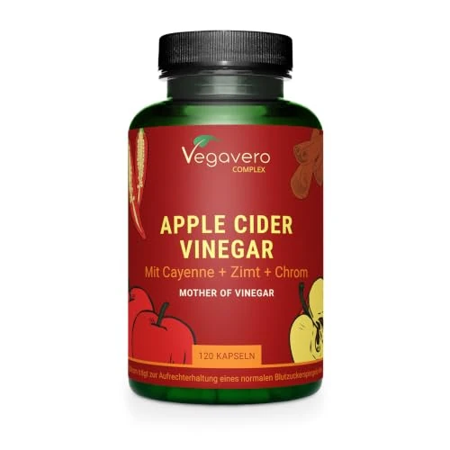 Zeitlich begrenztes Angebot: Apfelessig Kapseln | 1500 mg | Essig Komplex + Cayennepfeffer + Ingwer | Blutzucker* & Stoffwechsel | Apple Cider Vinegar | Laborgeprüft & Vegan | Vegavero von 16.90 € auf 16.90 € (0.00% Rabatt)