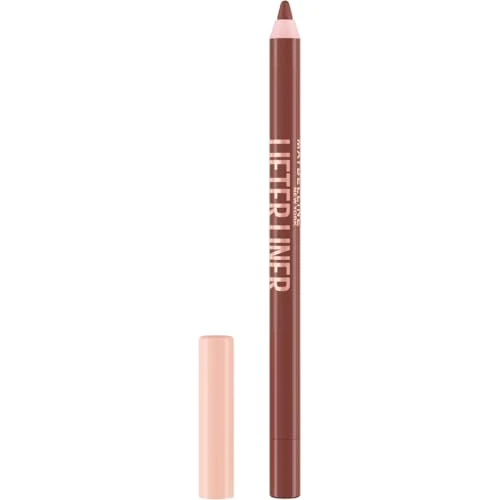 Offerta a tempo: Maybelline New York Matita Labbra, Labbra Rimpolpate, Liftate e con Contorni Definiti, Texture Cremosa e Idratante, Con Acido Ialuronico e Olio di Jojoba, Lifter Liner, Tonalità: 002 Let's Bounce - 48% da 10.95 € a 5.70 €