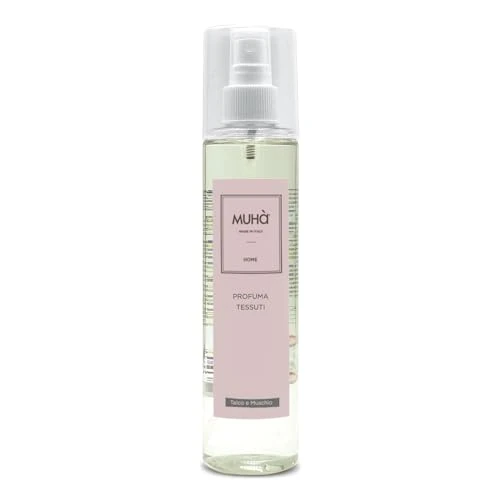 Offerta a tempo: MUHA' | Profuma Tessuti Spray, Fragranza Talco & Muschio, Formato 250 ml - 39% da 15.90 € a 9.73 €