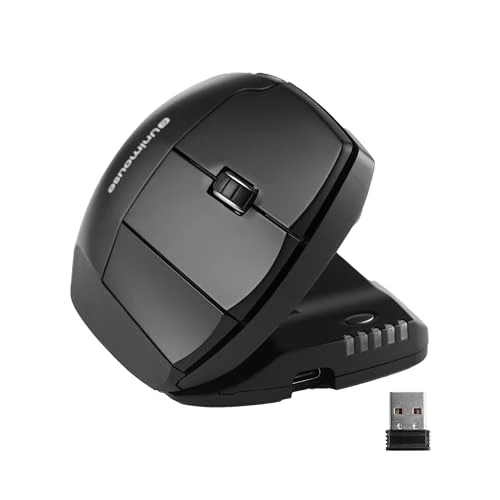 Oferta limitada: Contour Unimouse ratón ergonómico con inclinación 35°-70°, 6 Botones programables y reposapulgar Ajustable para aliviar la muñeca, Plug & Play Mac/PC - Inalámbrico - Derecha de 60.81 EUR a 60.81 EUR (ahorro 0%)