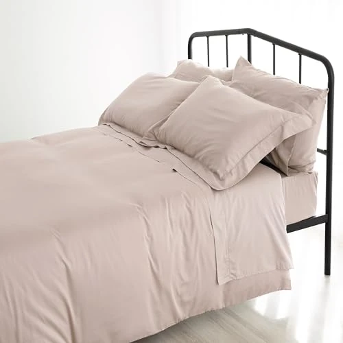 Catherine Lansfield Fantasy Modern taupe beddengoed, 200 x 200 + 80 x 80 (2)