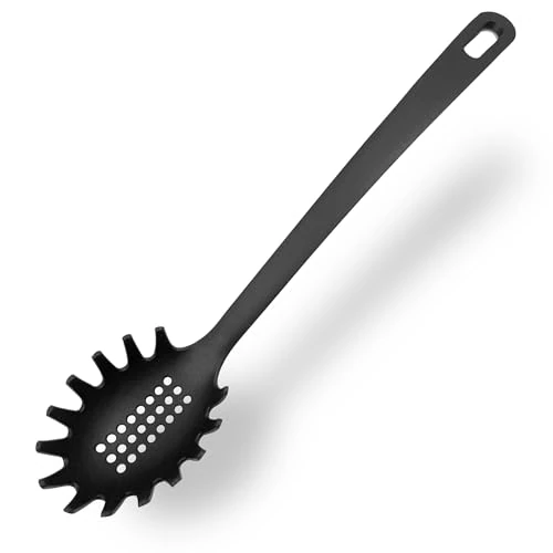 Offerta a tempo: Fackelmann Servispaghetti antiaderente in Nylon alto spessore, max 200°C, lavabile in lavastoviglie, dim 33 x 6,8 cm, Linea Nero - 46% da 7.99 € a 4.29 €