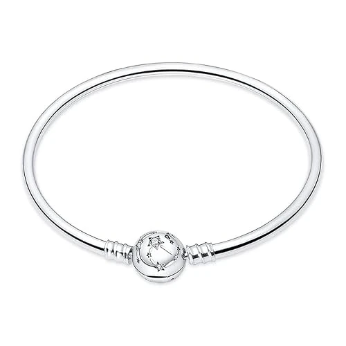 Tijdelijke aanbieding: KUNSIR Armbanden Vrouwen Momenten Slang Link Armband voor Kraal Charm, Armband Zilver 925 Met Pandora Kraal Charm, Valentijnsdag Moederdag Verjaardagscadeau van 8.51 € naar 8.51 € (0.00% korting)