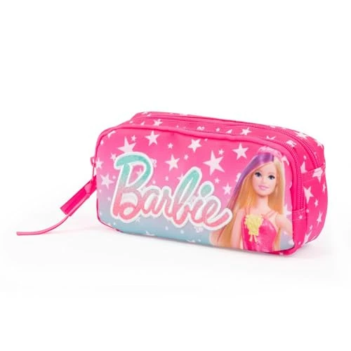 Offerta a tempo: Giochi Preziosi Barbie - Maxi Bustina Portapenne Scuola Barbie, 2 Zip, Capienti Tasche Per Pastelli Pennarelli E Tutto Il Materiale Scolastico Necessario Dimensioni 22X6X14 - 21% da 14.99 € a 11.86 €