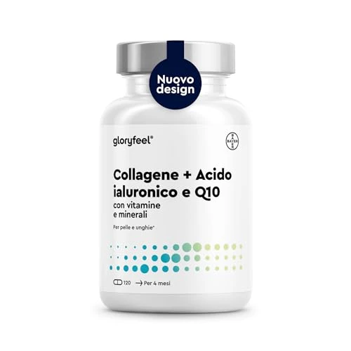 Oferta limitada: Colágeno con Magnesio y Ácido hialurónico + Q10, 120 Cápsulas - Con Zinc, Vitaminas A, C, D3 y B12 - Colageno Marino Hidrolizado - Articulaciones, Fuertes, Piel Tersa y Energía de 31.99 € a 31.99 € (ahorro 0.00%)