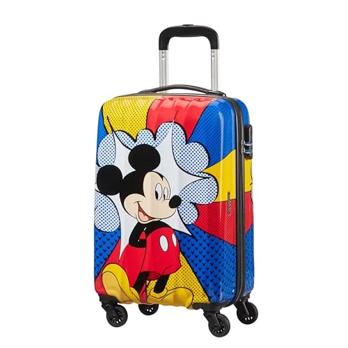 Offerta a tempo: American Tourister er Hypertwist - Spinner S, bagagli a mano, 55 cm, 36 L, multicolore (Mickey Flash Pop) - 46% da 129.90 € a 69.99 €