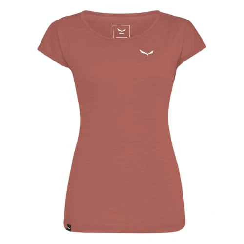 Zeitlich begrenztes Angebot: Salewa Puez Melange Dry W S/S Tee, Etruscan Red Melange, M von 35.00 € auf 27.90 € (20% Rabatt)