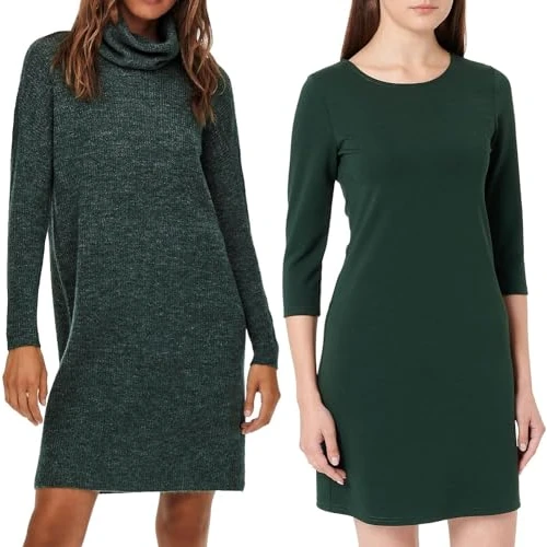 Limited-time offer: ONLY Kleid Mallard Green Melange M Keid Pine Grove M from 52.00 GBP to 33.35 GBP (save 36%)