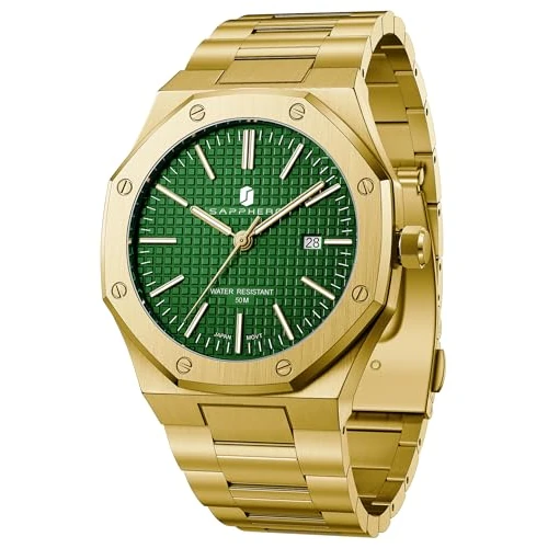 Tijdelijke aanbieding: Heren Horloge SAPPHERO Multifunctionele Chronograaf Horloges voor Mannen met Siliconen Band 3ATM Waterdichte Analoge Quartz Beweging Mode Business Sport Ontwerp Beste Geschenken voor Mannen van 69.99 EUR naar 69.99 EUR (korting 0%)